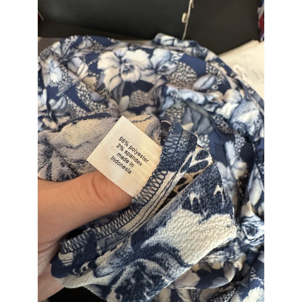 Lane Bryant Baby Doll Faux Wrap Flutter Blouse Top Plus Ruffle Sleeve Fairy 18 - Picture 6 of 9